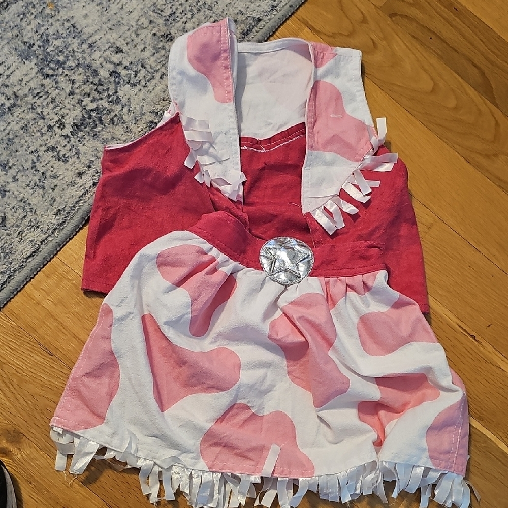Melissa & Doug Pink and White 2 Piece Cowgirl Costume